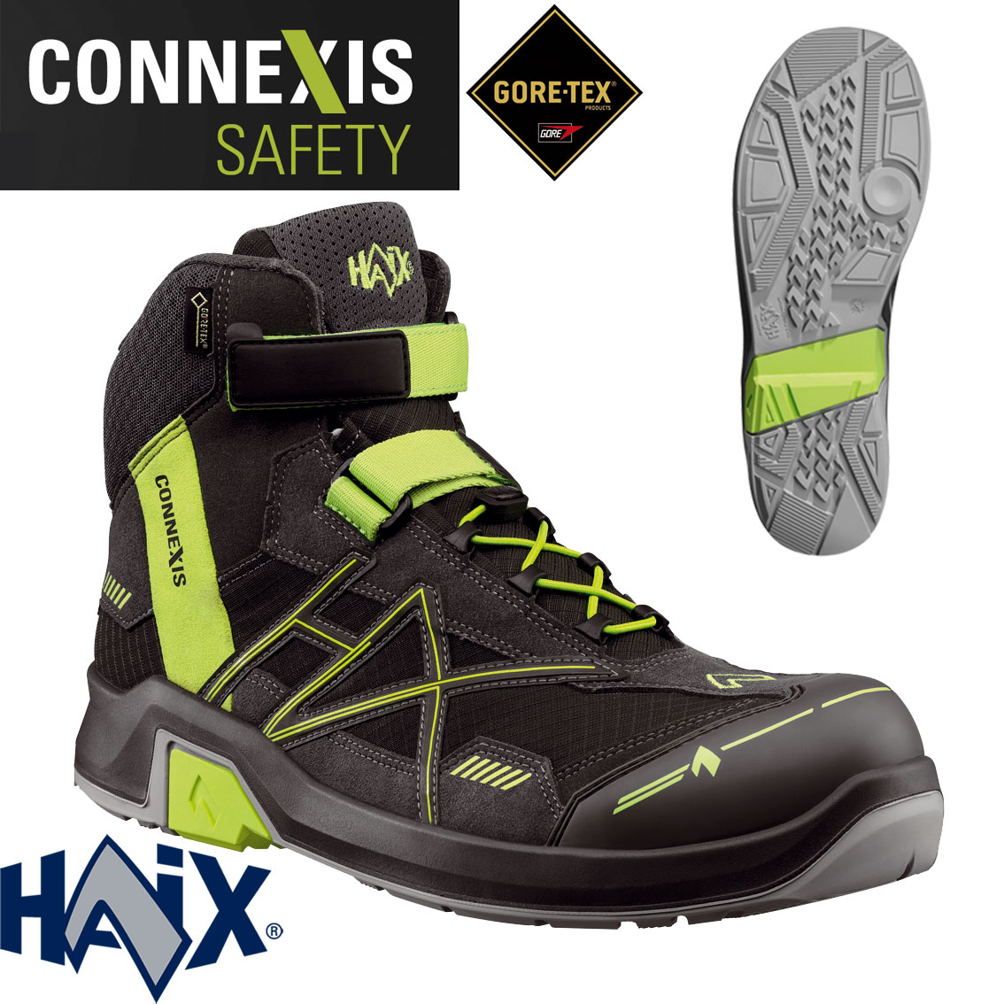 Haix Sicherheitsschuh Connexis Safety Gtx S Mid Citrus Bannenberg