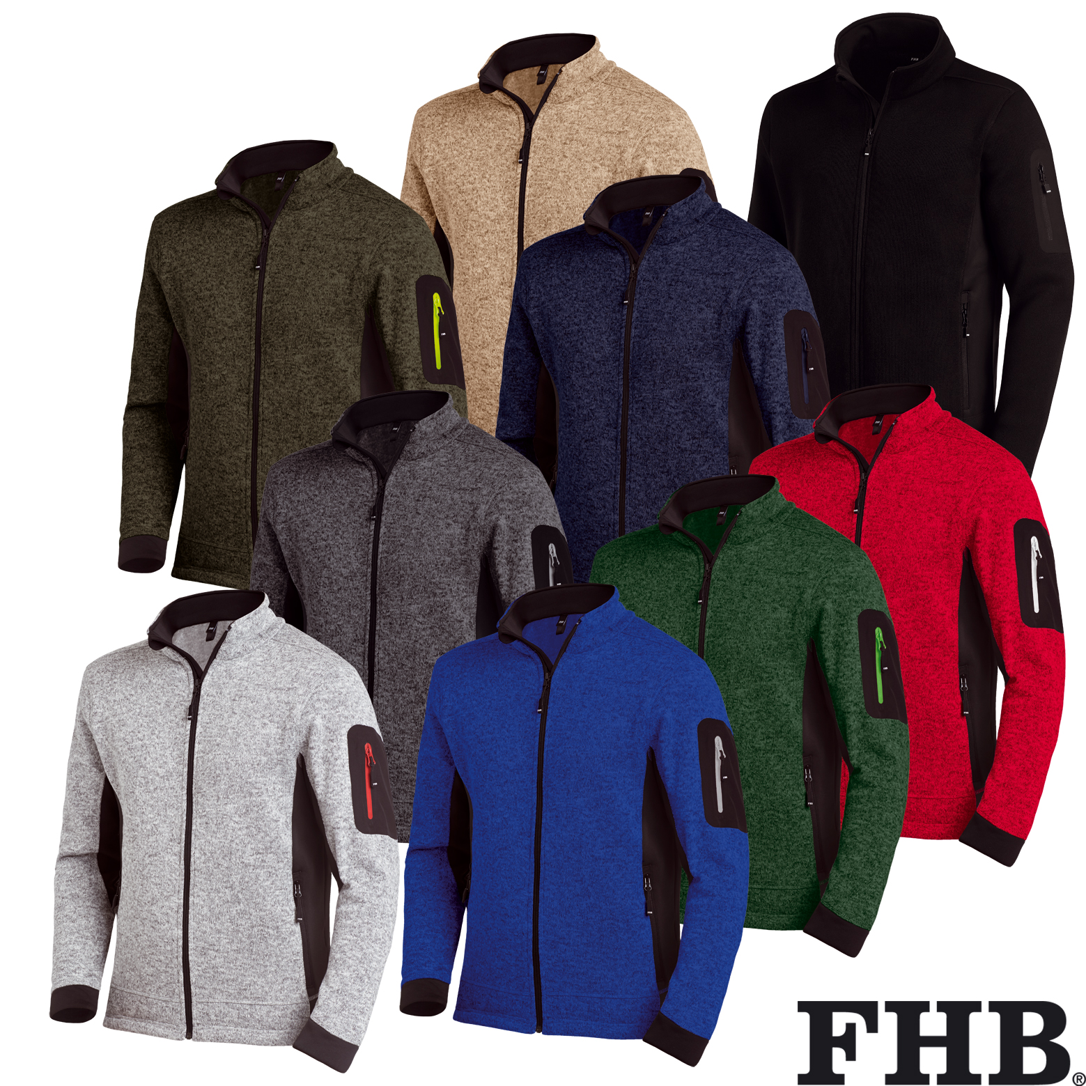 FHB Strick-Fleece-Jacke CHRISTOPH – Bannenberg AT Arbeitsschutz GmbH